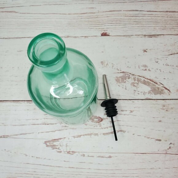 Glass Vinegar Olive Oil Dressing Empty Container With Spout - Picture 8 of 9